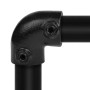 Industrial Clamp Elbow 125  Black