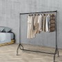 Budget Metal Garment Display Rail - Black