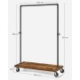 VASAGLE Industrial style Rolling Rack