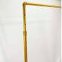 GOLD Adjustable Clothing Rack Straight