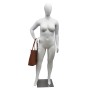 FASHION PLUS Size Female Abstract Mannequin SP8 Plastic White