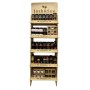 Rustic Shop Shelving Display 5 Tier with Lip SAIL