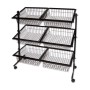 6 Basket Impulse Wire Stand Black