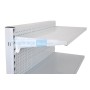 Metal Gondola Shelf with 2 Brackets White