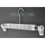 Plastic Clip Hanger Clear