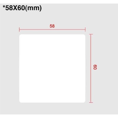 CAS LS Thermal Label Roll Plain