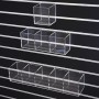 Slatwall Acrylic display 3 boxes