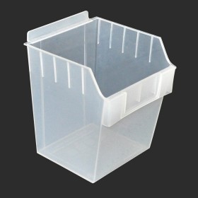 Plastic Slatwall Storage Bins, Storbox Big, 10.75''l X 11.0''wx 6.75''H