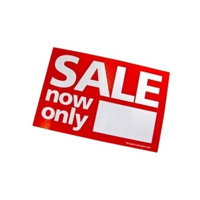 "SALE now only" Stickers - sticker roll 