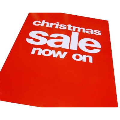 "Christmas Sale Now On" - Signs/Posters - 4 pack 