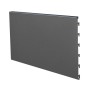 Gondola Shelving Flat Back Panel Black