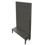 Gondola Shelving Flat Back Panel Black