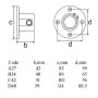 Industrial Clamp Flange 131 Galv