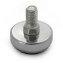 Levelling Foot for square tube 25mm Chrome