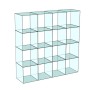 Cube 16 Glass Display 4 wide x 4 high