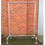 Industrial Single Clothes Rack Galvanised