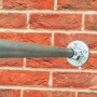 Industrial Straight Arm for Wall Galvanised