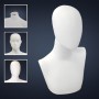 Head Display ST3  Mannequin Female Plastic WHITE 