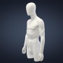 FASHION Male Torso SD8 with Hands White - No Finish