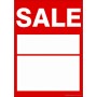 "WAS/NOW" Sale Sign card Writable & Reusable A5 or A4 -5 Pk 