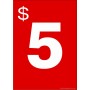 "$5" - Sign Cards - 5 Pack 