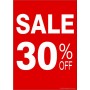 "SALE 30% OFF" - Sign Cards - 5 Pack 