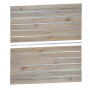 Slat Panel1200x600 Silver Oak, PAIR