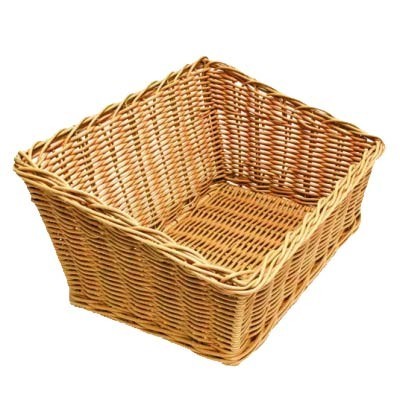 Rectangular Polywicker Basket Stand