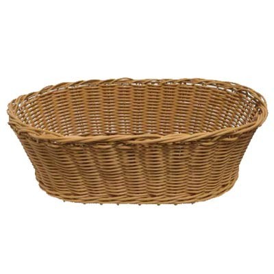 Oval Polywicker Basket Stand