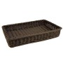 Grocery Display Rectangular Wicker Basket Large