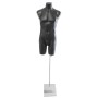 Male Plastic Torso with Base Black