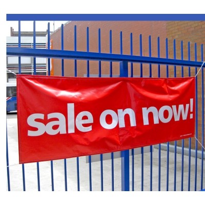 SALE ON NOW! PVC Banner (incl. rope)