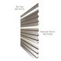 Aluminium Slat Wall Panel 50mm Groove Spacing