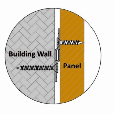 Split Rail Batten 2400mm Aluminium