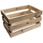 Grocery Display LARGE Wooden crate with spacings