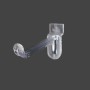 Slatwall Clear Plastic Hook Heavy Duty