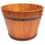 Grocery Display Wood Barrel 