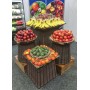 Polywicker Square Basket Display