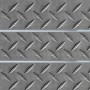 Steel Diamond Plate Deco-Slatwall