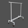 Heavy Duty Straight Clothing Rack