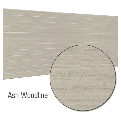 Slat Panel 1200x2400, 100mm Ash Woodline