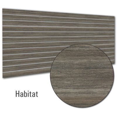 Slat Panel 1200x2400, 100mm Habitat