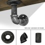 DIY Industrial Pipe Shelf Brackets Set of 8 pcs