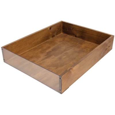 Clear Front Wooden Crate