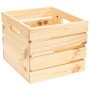 Wooden crate Large with handles