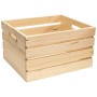 Wooden crate Large with handles