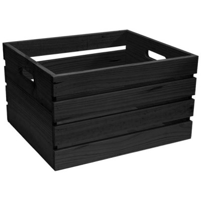 Wooden crate Large with handles