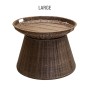 Round Wicker Basket Display