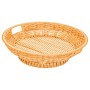 Round Wicker Basket Display