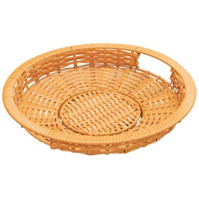 Round Wicker Basket Display